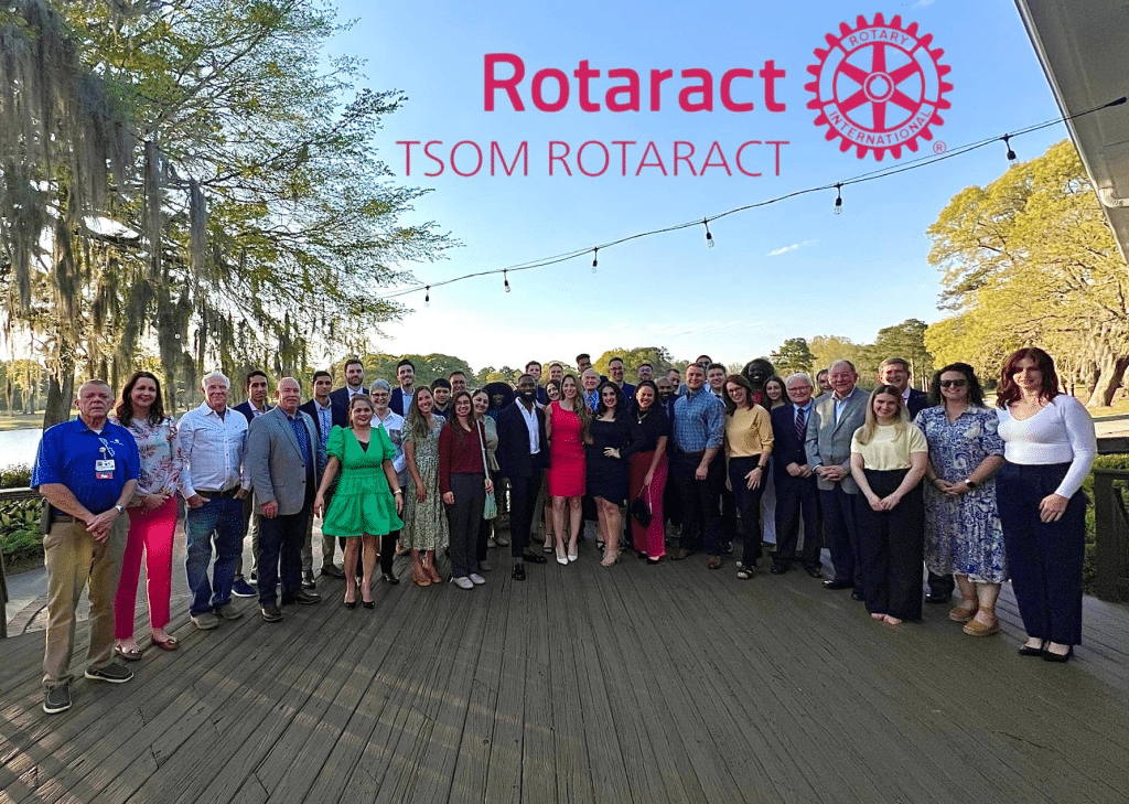 New members of Rotaract pose for a picture
