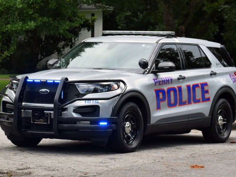 Photo of a police vehicle.