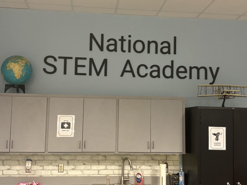 sign of the National STEM Academy