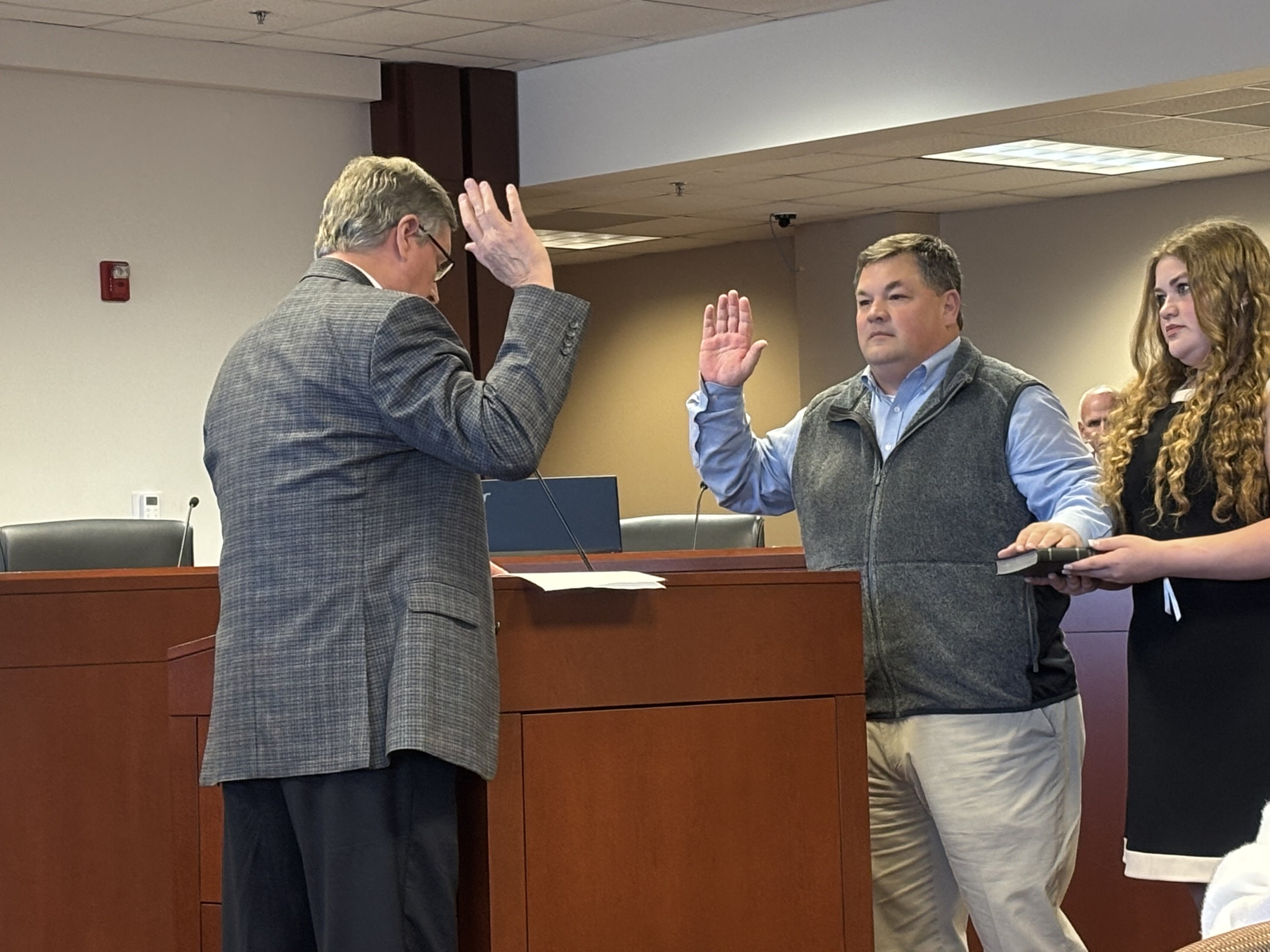 sheriff being sworn in