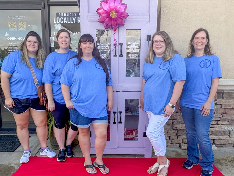 Grouo of women who are members of MOMS Club of Warner Robins