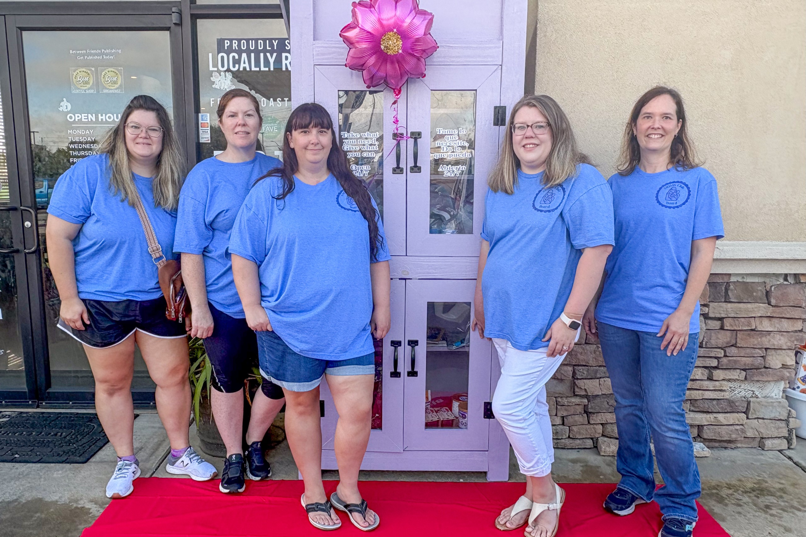 Grouo of women who are members of MOMS Club of Warner Robins
