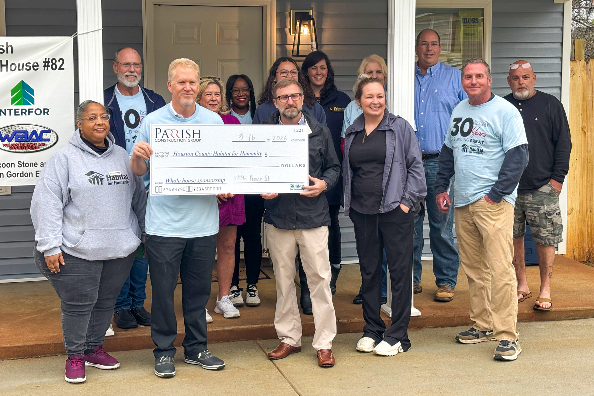 Houston County Habitat for Humanity celebrates home dedication for the Roberson family