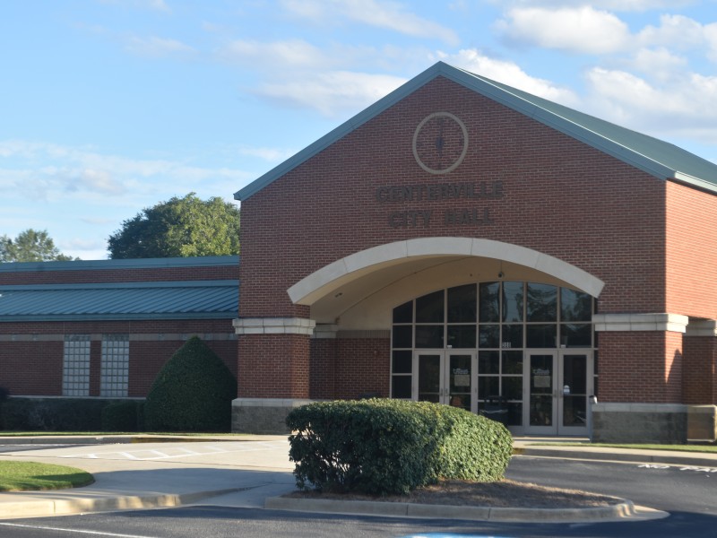 A tall brick building